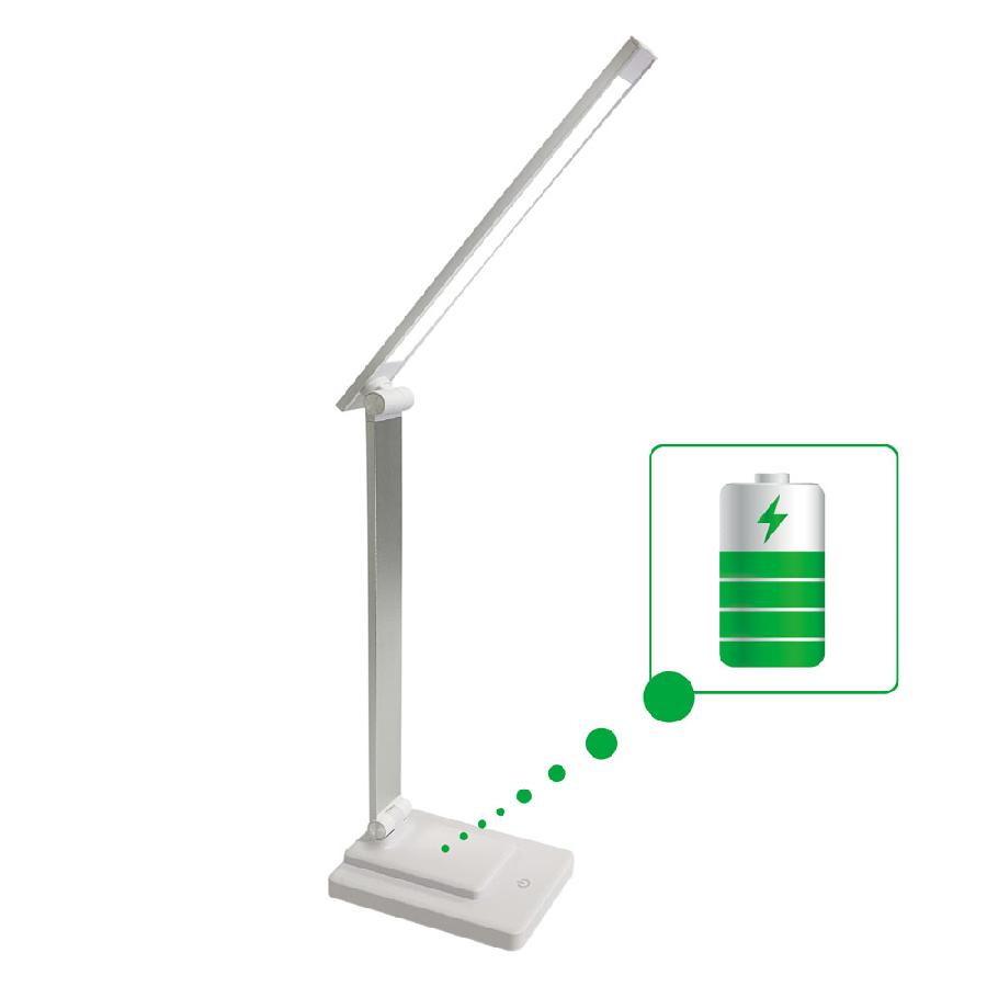 Настільна LED лампа акумуляторна Євросвітло Ridy-10-2-PWR 10 Вт біла